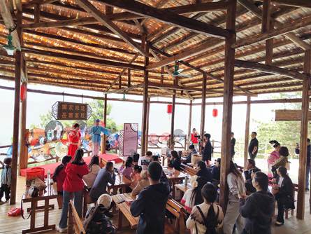 非遗(岳西高腔)进景区(明堂山)