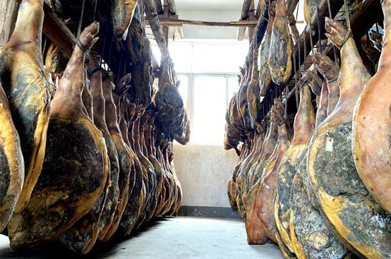 兰花火腿 谷庆江 摄