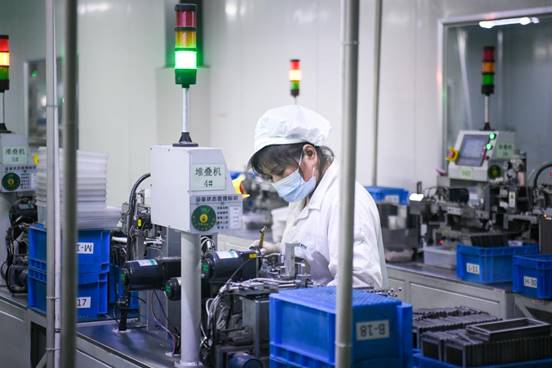 安徽省富捷电子科技有限公司生产车间