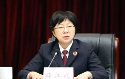 薛江武辭去安徽省人民檢察院檢察長職務