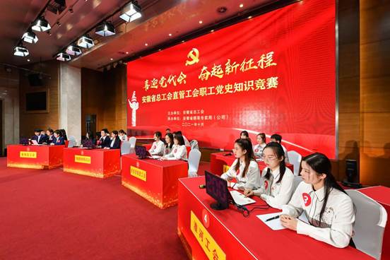 安徽省總工會舉辦直管工會黨史知識競賽