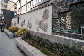 淮海路步行街壁画