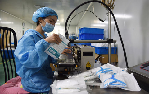 安徽蚌埠：加強醫療物資保供 助力疫情防控