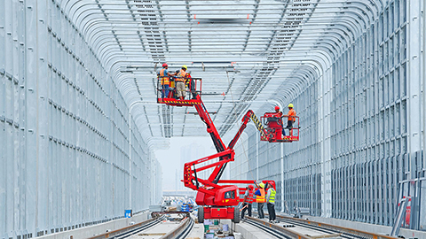 安徽滁州：滁寧城際鐵路建設加速度